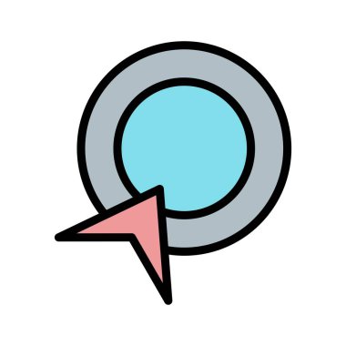 vektör ikonuna tıklayın başına ödeme