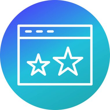 Vektör Yıldızlı Simge