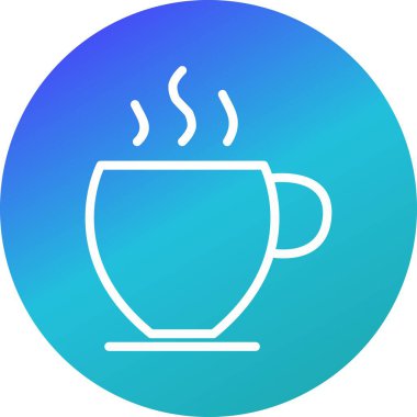 vektör çay simgesi