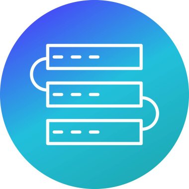 Vektör Sunucular Simgesi