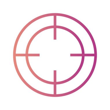 vektör hedef simgesini