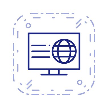 Vektör Web Sayfası Simgesi