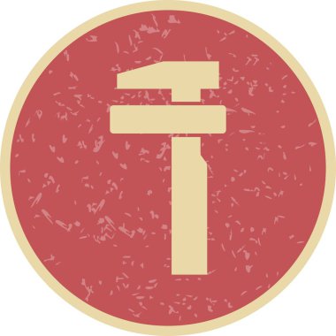 İllüstrasyon Kesme Servisi Yol İşareti Simgesi