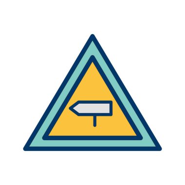 İllüstrasyon Ana kavşak yol Işareti Simgesi