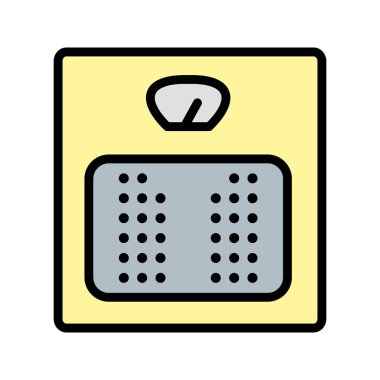 İllüstrasyon Ağırlık Makinesi Simgesi