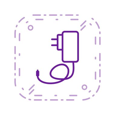 İllüstrasyon Mobil Şarj Simgesi