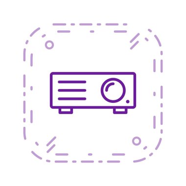 İllüstrasyon Projektör Simgesi