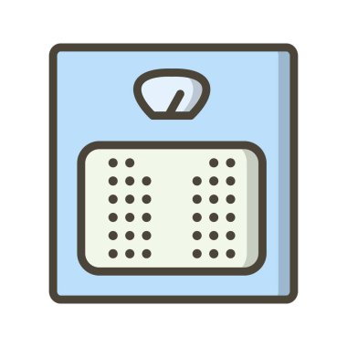 İllüstrasyon Ağırlık Makinesi Simgesi