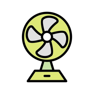 İllüstrasyon Şarj Fan Simgesi