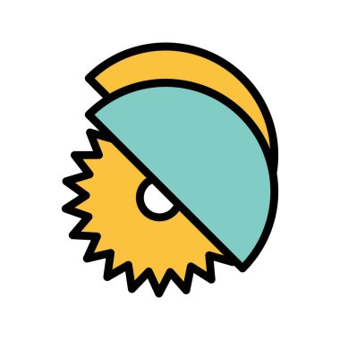 İllüstrasyon Dairesel testere Simgesi