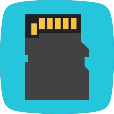 Resimli Bellek Kartı Simgesi