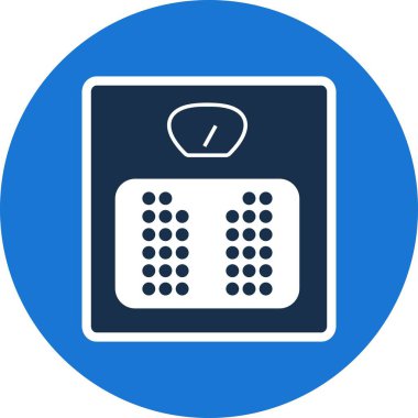 İllüstrasyon Ağırlık Makinesi Simgesi