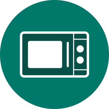 İllüstrasyon Mikrodalga Fırın Simgesi