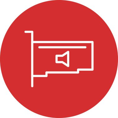 İllüstrasyon Ses Kartı Simgesi