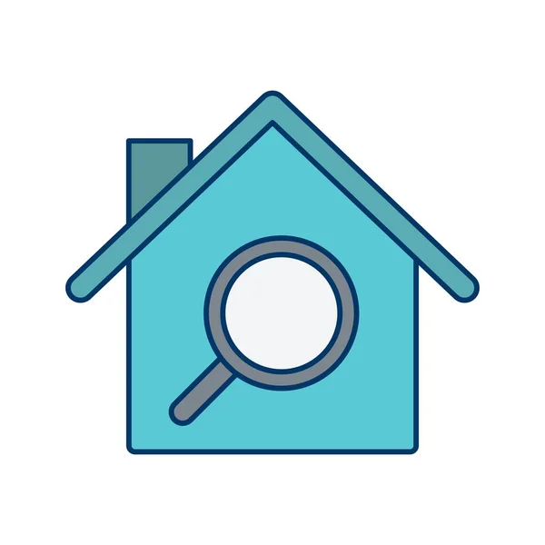 Illustration Property Search  Icon — Stock Photo, Image
