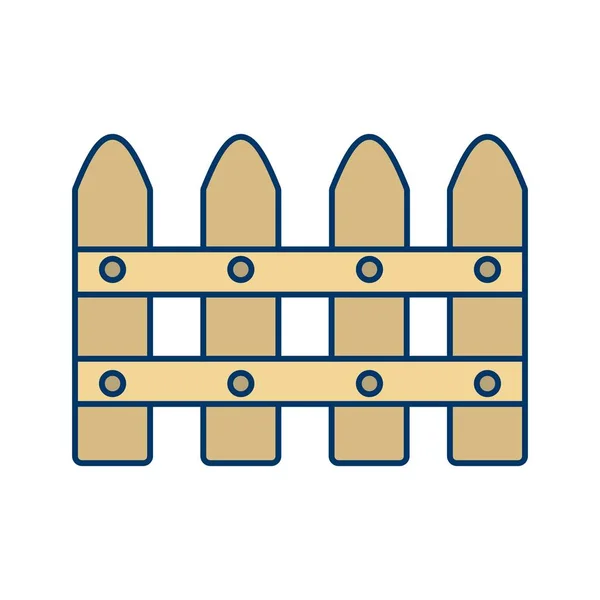 Illustration Fence  Icon — Stock Photo, Image