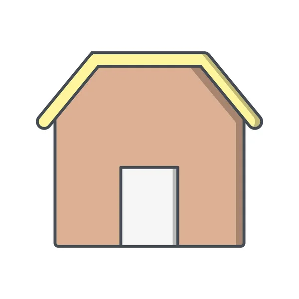 Ilustracja stodoła ikona — Zdjęcie stockowe