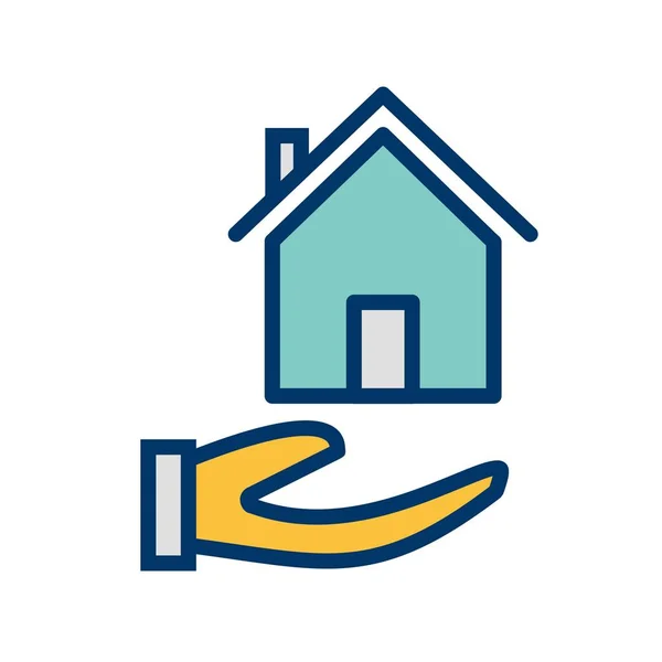 Illustration Mortgage  Icon — Stock Photo, Image