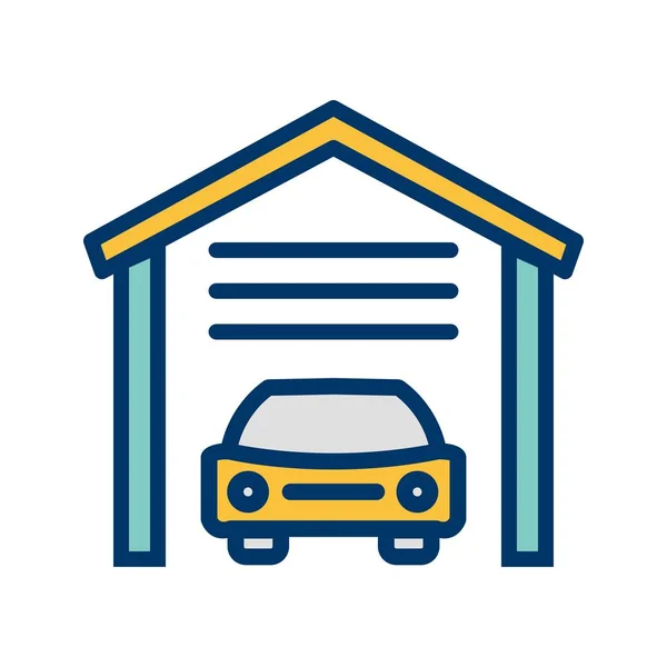 Illustration Garage Symbol — Stockfoto