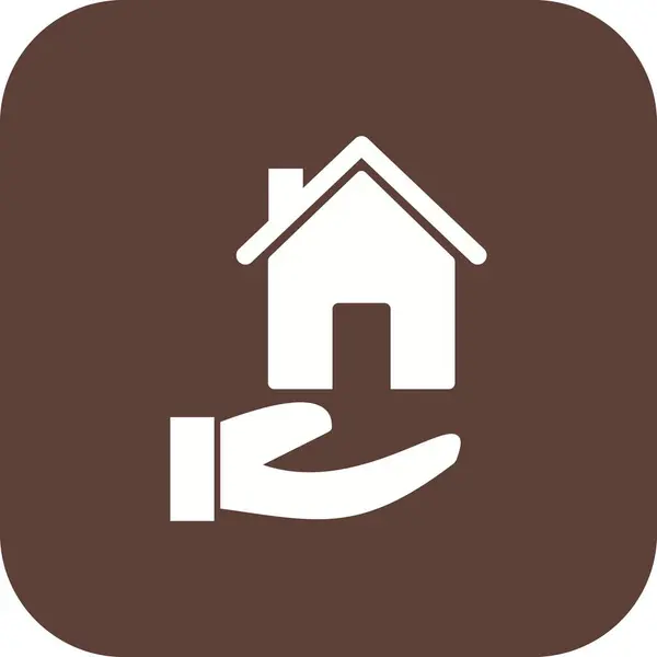 Ilustracja ikona hipoteka — Zdjęcie stockowe