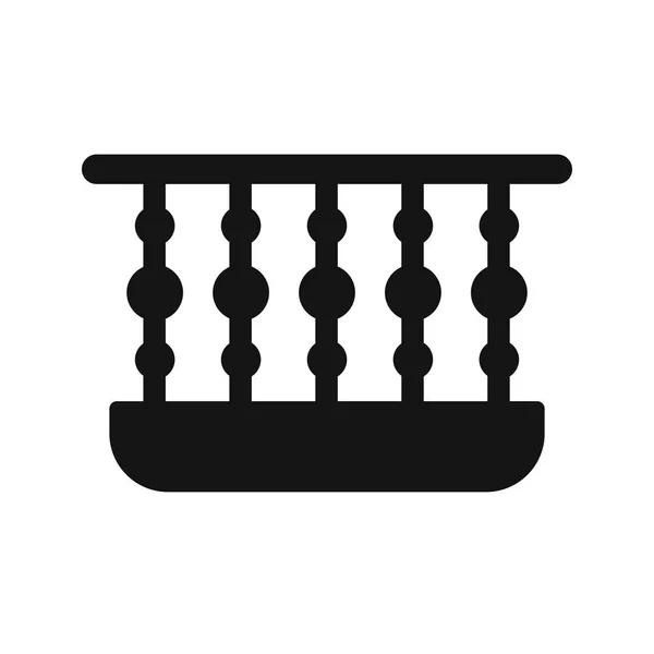 Illustration Balkonsymbol — Stockfoto