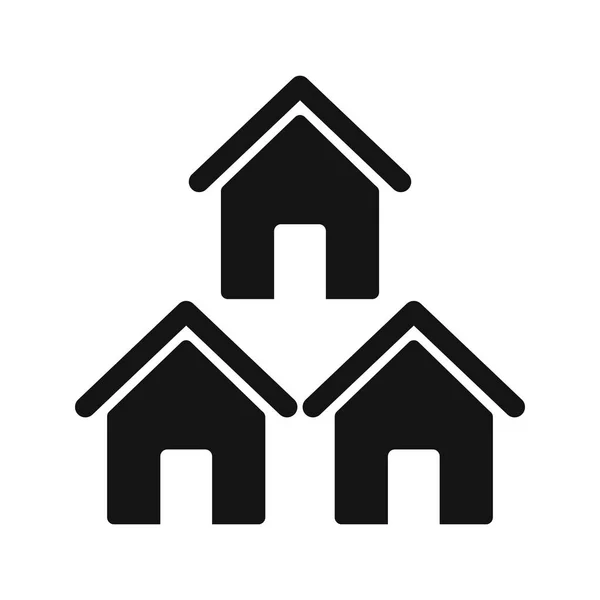 Illustration Neighborhood  Icon — Stock Photo, Image