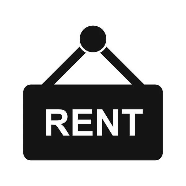 Illustration Rent  Icon — Stock Photo, Image