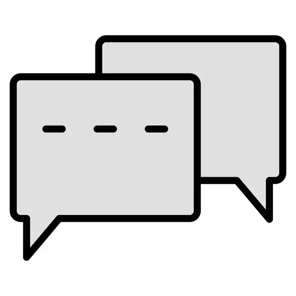 Vector Conversation Icon — Stock Photo, Image