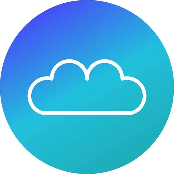 Icono de nube vectorial — Foto de Stock