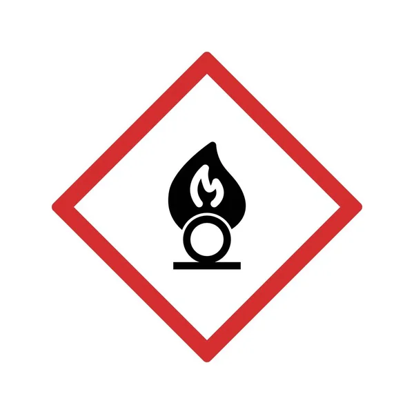 Ilustración Agente oxidante Road Sign Icon — Foto de Stock