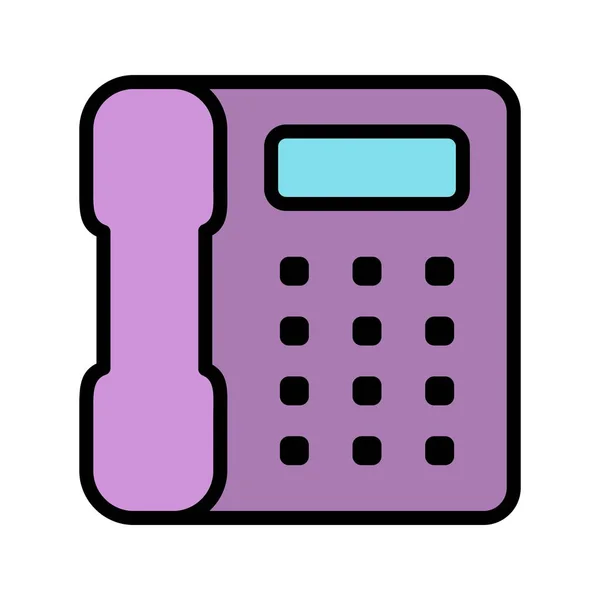 Ikona ilustracji telefon — Zdjęcie stockowe