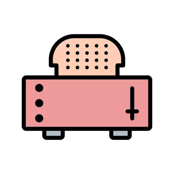Illustration Scheibe Toaster Symbol — Stockfoto