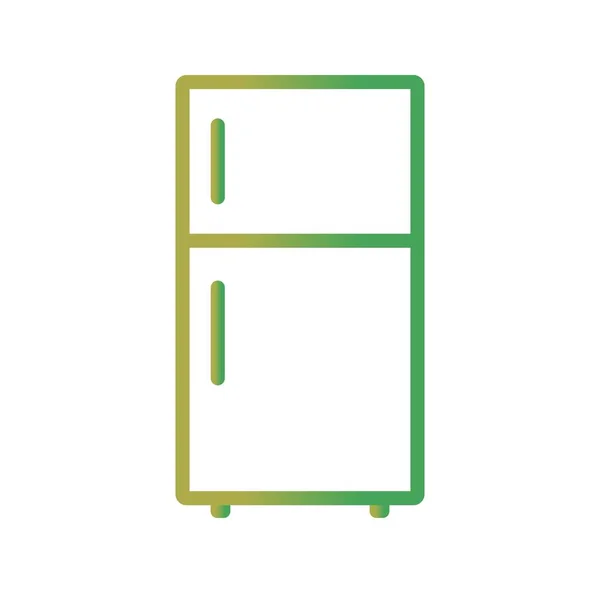 Ilustrace ikony ledničky — Stock fotografie