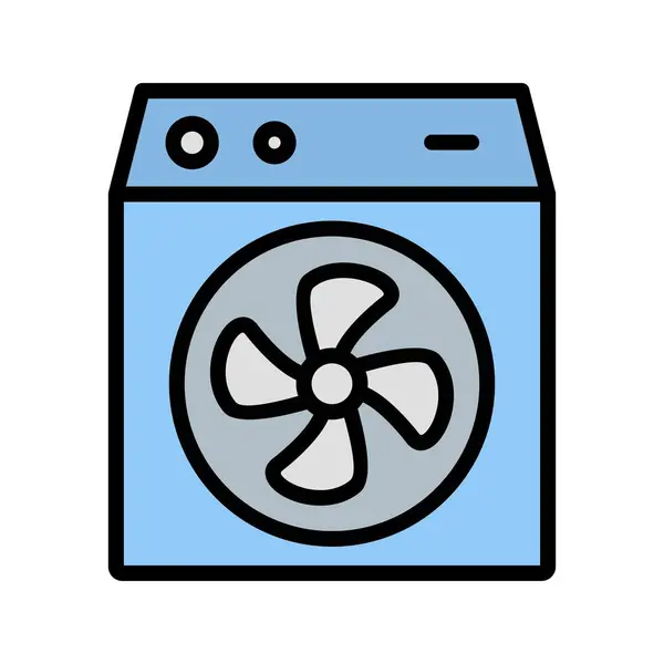 Icono del refrigerador de la sala de ilustración — Foto de Stock