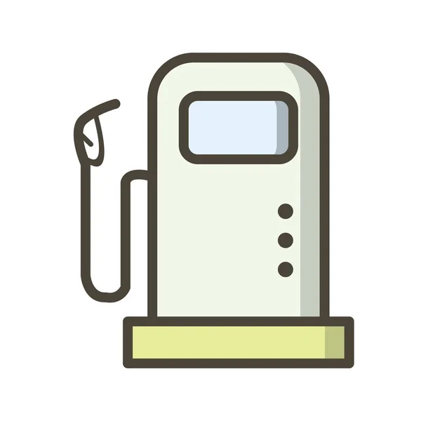 Illustration Fuel Station  Icon — Stock Photo, Image