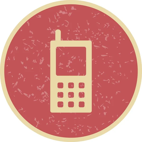 Ilustracja ikona telefonu komórkowego — Zdjęcie stockowe