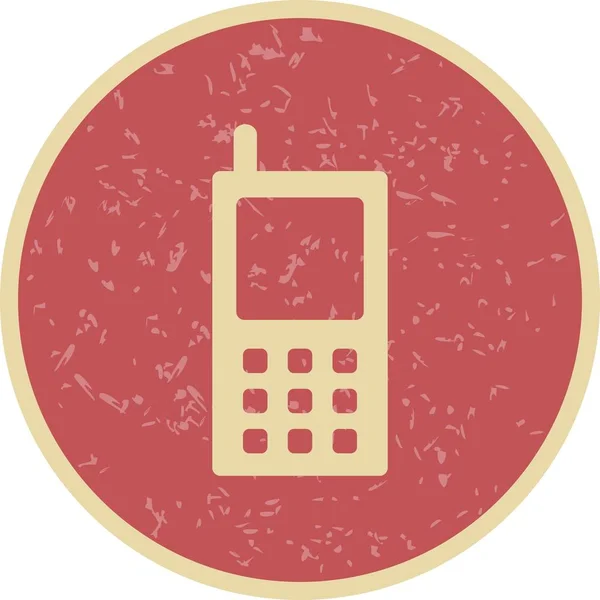 Illustration mobiltelefon ikon — Stockfoto