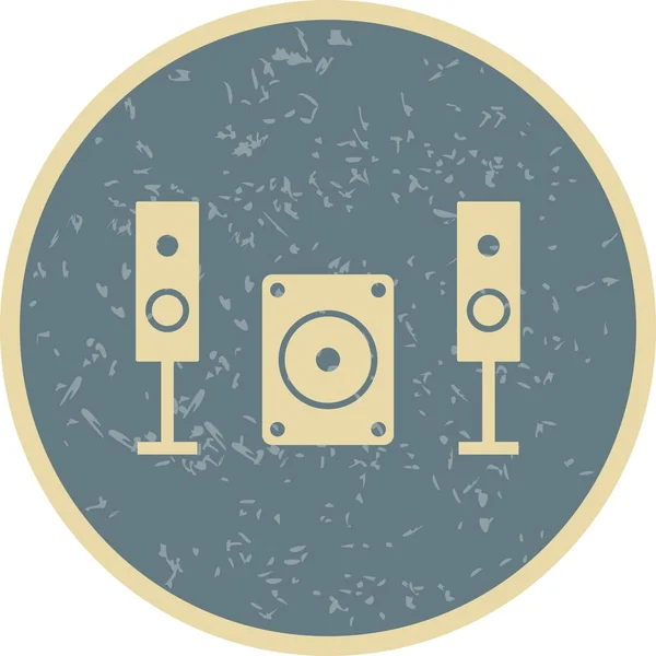 Illustration Music System Icon — Stock Photo, Image