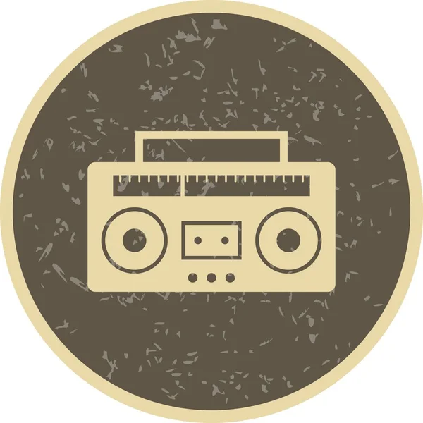 Illustration Audio Tape  Icon — Stock Photo, Image