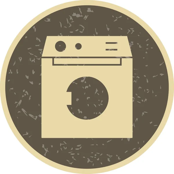 Иллюстрационная икона стиральной машины — стоковое фото
