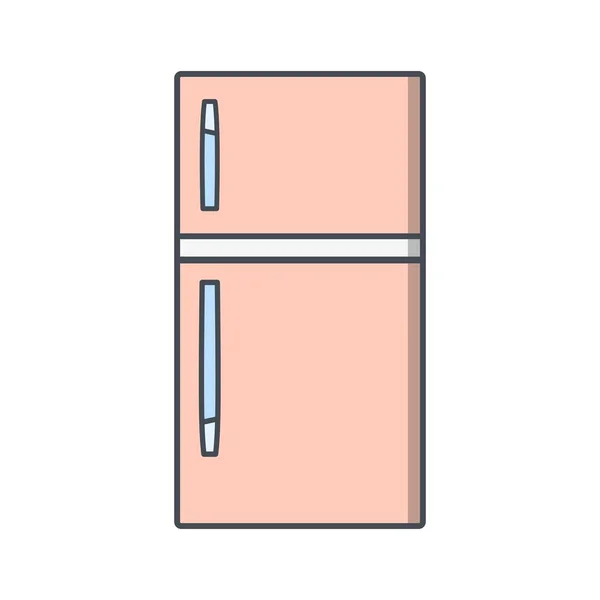 Illustratie koelkast pictogram — Stockfoto