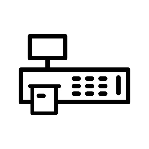 Illustration Rechnungsmaschine Symbol — Stockfoto