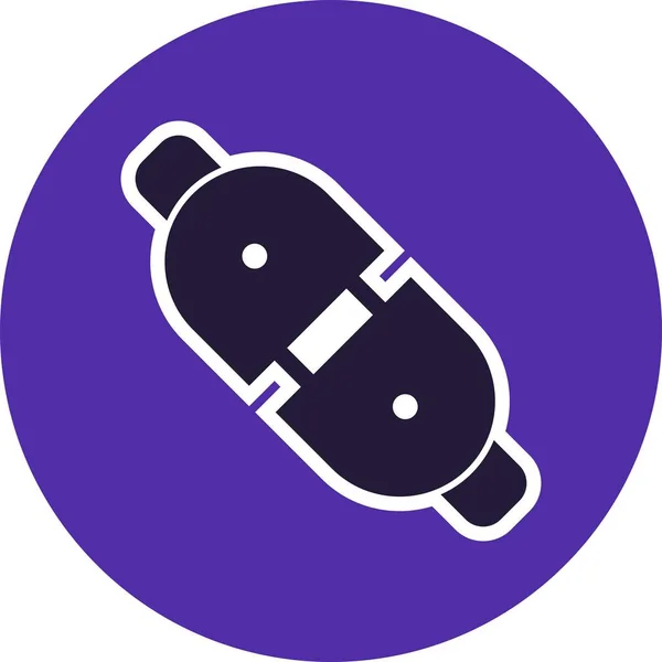 Illustratie plug connector-pictogram — Stockfoto