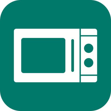 İllüstrasyon Mikrodalga Fırın Simgesi