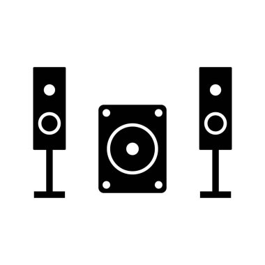 İllüstrasyon Müzik Sistemi Simgesi