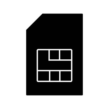 İllüstrasyon Sim Simgesi