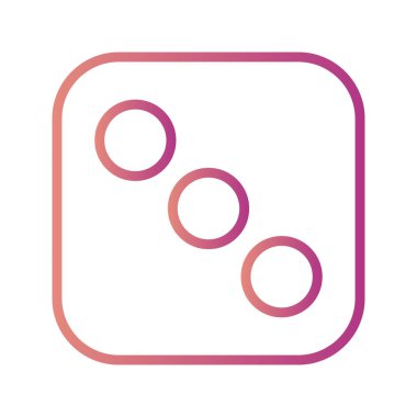 İllüstrasyon Zar Üç Simge