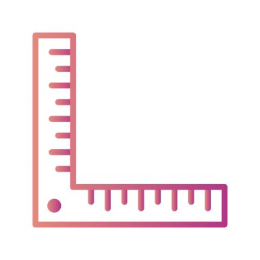 İllüstrasyon Açısı Cetveli Simgesi