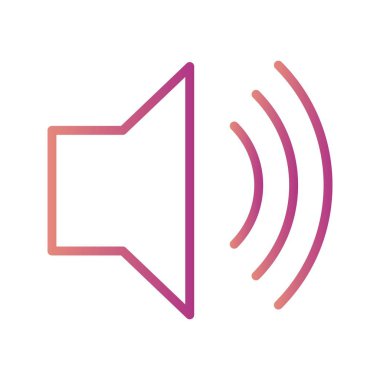 İllüstrasyon yüksek Hacim Lisi Simgesi