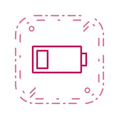 İllüstrasyon Düşük Pil Simgesi